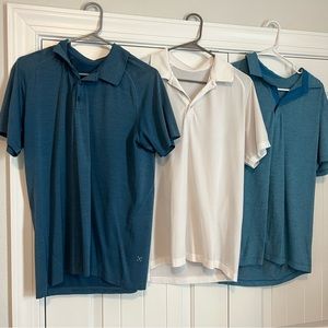 Lot of Great Condition Mens Lululemon Polos